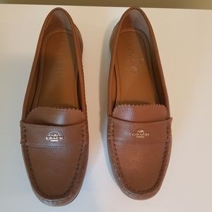 Coach Brown Loafers Like New